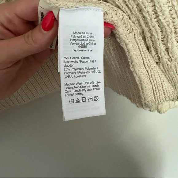 J. CREW Cropped Patch Pocket Beach Cardigan Sweater - Picture 14 of 14